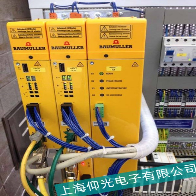 上海鮑米勒(BAUMULLER)伺服驅動器F083編碼器通信異常維修